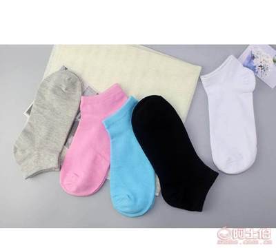 【韓眉雅純棉女船襪短襪經典純色女襪防臭吸汗防摩擦襪現貨批發廠家直銷M1090】諸暨市妙竹針織廠 - 產品庫