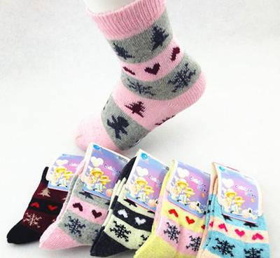 【圣誕樹系列兒童羊毛襪批發(fā) 加厚保暖不扎腳 冬季必備襪】?jī)r(jià)格_廠家_圖片 -